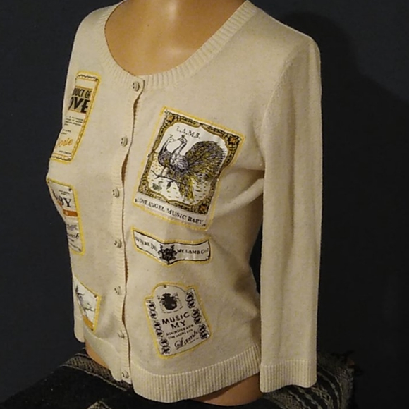 L.A.M.B. Sweaters - L.A.M.B silk/cashmere light cardigan size M